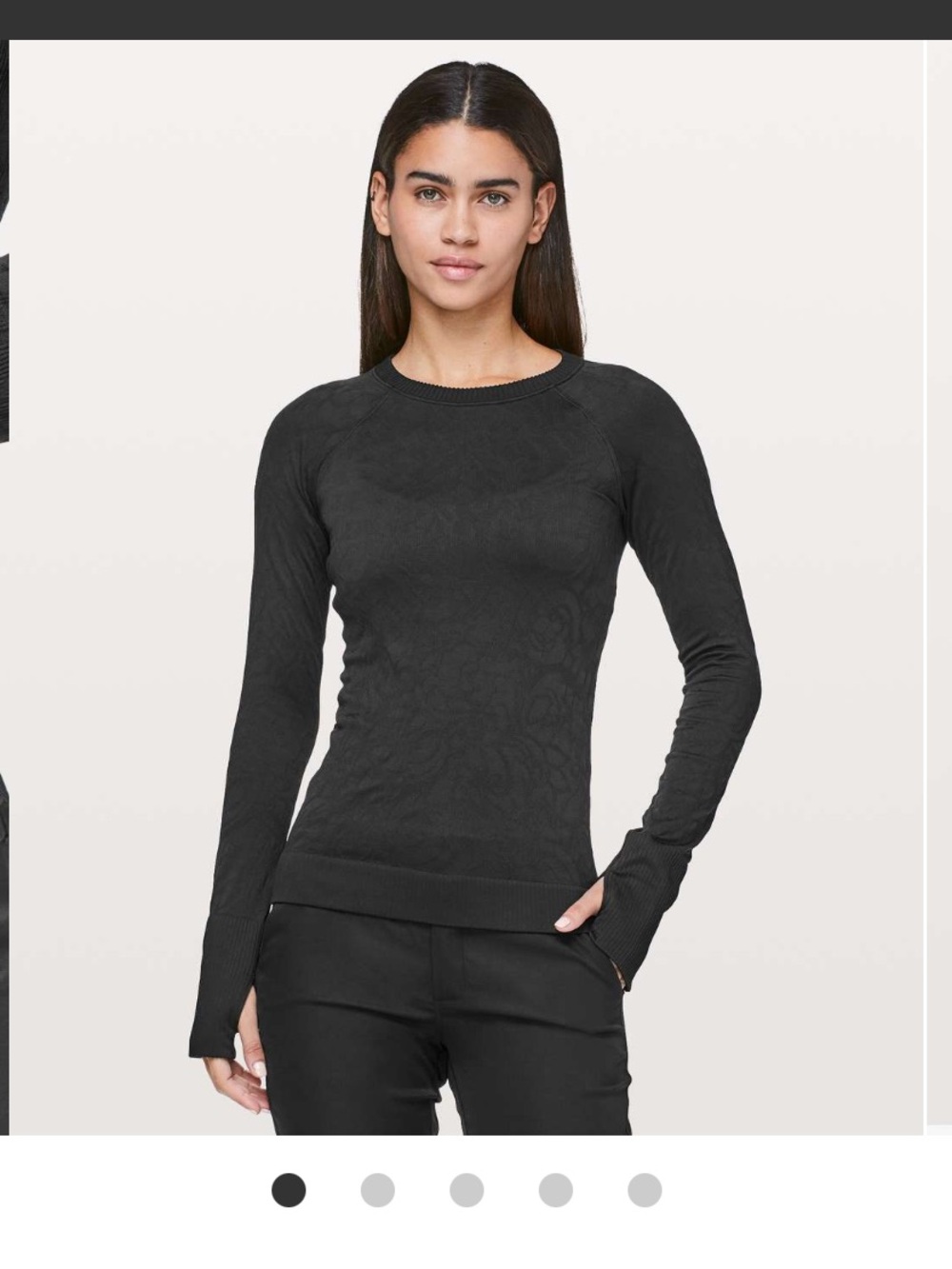 Lululemon Rest Less Pullover
Black / Black